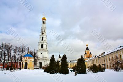 Internal square of the Nicholas Ugreshsky Monastery