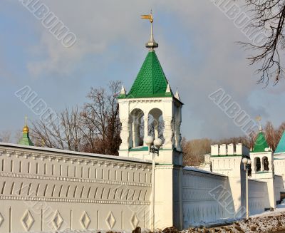 city walls and towers of Monastery