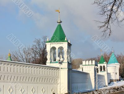 wall and towers of the Nicholas Ugreshsky Ugreshsky Monastery
