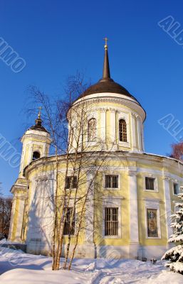orthodox church in sun light