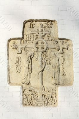 decoration of the facade of the orthodox church