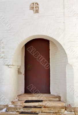 Entrance to the ancient building