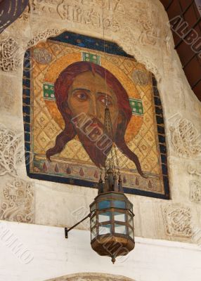 decoration of the facade of the orthodox church