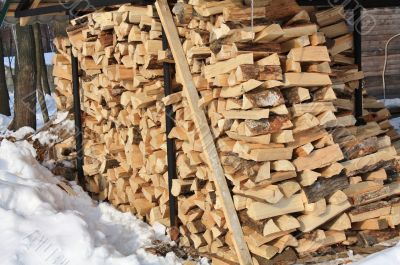 stock of firewood