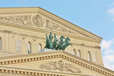 Facade of Bolshoy Theatre