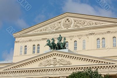 facade of Bolshoy Theatre