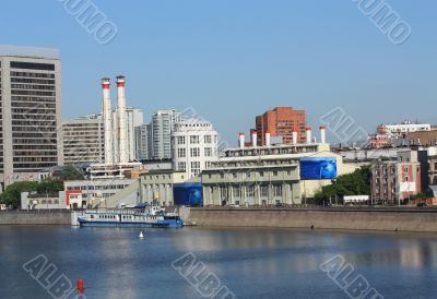 Embankment of Moscow River 