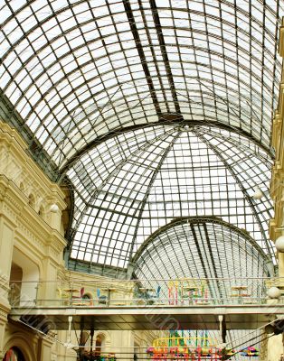Skylight of the large building