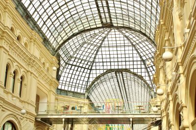 Skylight of the large building