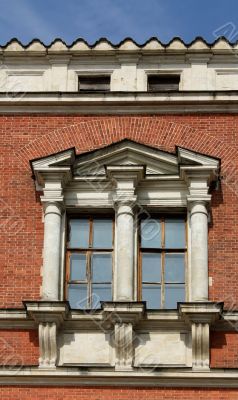 Windows of the classical style building