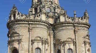 Construction of the seventeenth century in baroque style (detail