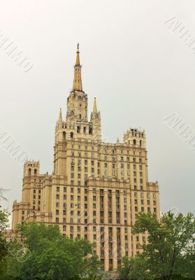 High-rise building in Moscow