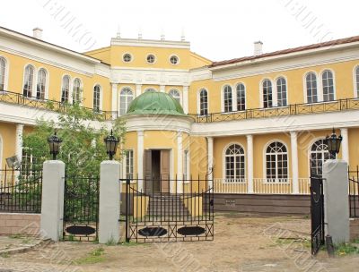 Front gate of an architectural monument 