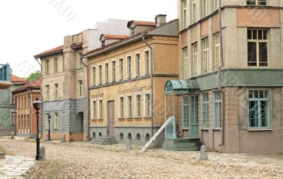 Shooting area at the film studio