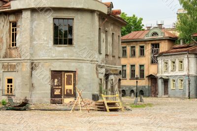 Shooting area at the studio