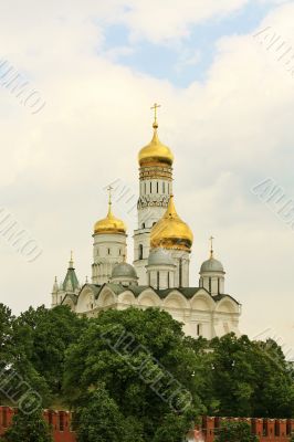 Domes of Moscow Kremlin