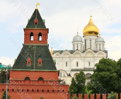 Domes of Moscow Kremlin