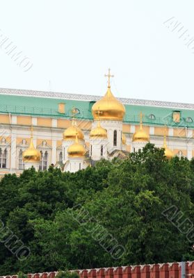 Domes of Moscow Kremlin