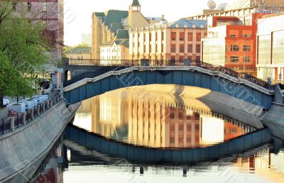 Canal in the big city