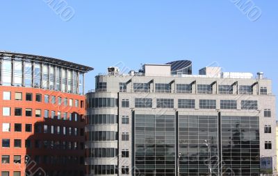 High-tech style building