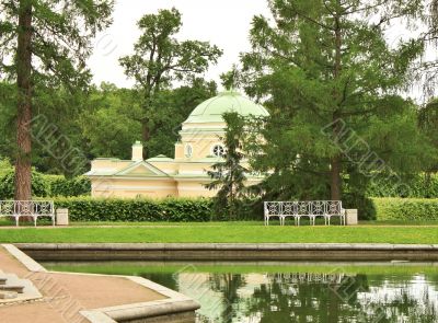 House on the lakes bank