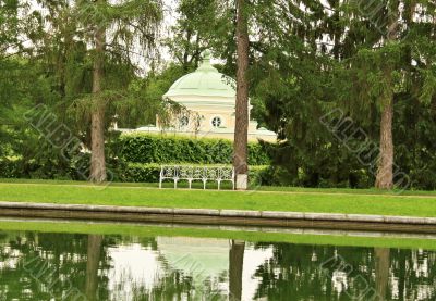 House on the lakes bank