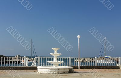 Fountain on the embankment