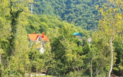 Houses in the mountains