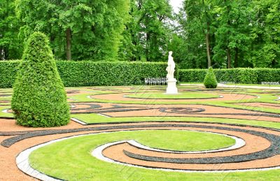 Lawn of the old park