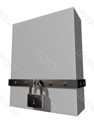 box and padlock