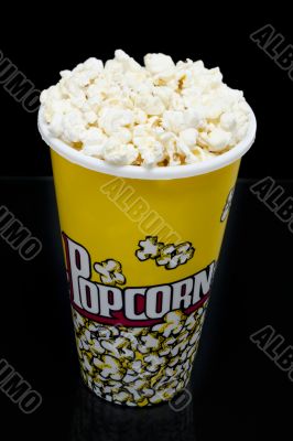 bucket of popcorn