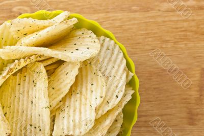 fresh sour cream and onions potato chips