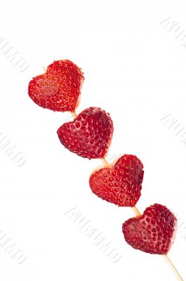 strawberries on the stick 