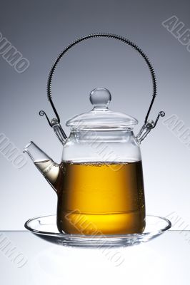 tea in teapot