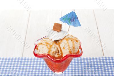 caramel ice cream