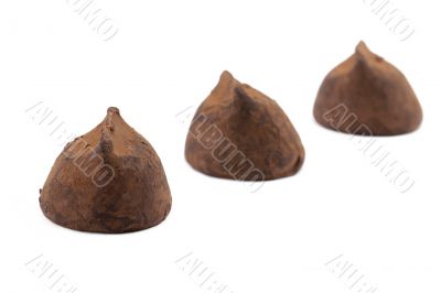 three chocolate 