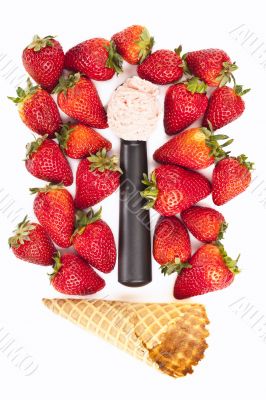 strawberry ice cream