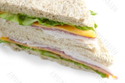 ham and american cheese sandwich