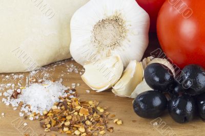 vegetables and other ingredients