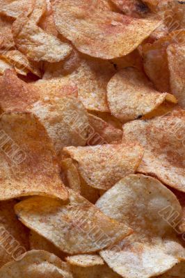 heap of potato cheese chips