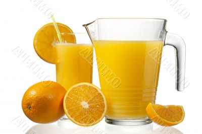 orange fruit and juicef