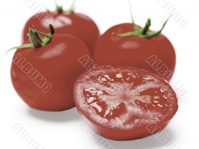 three and a half tomatoes