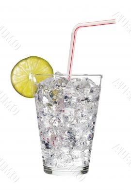 water with lime