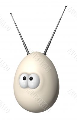 egg with antenna