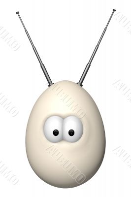 egg with antenna