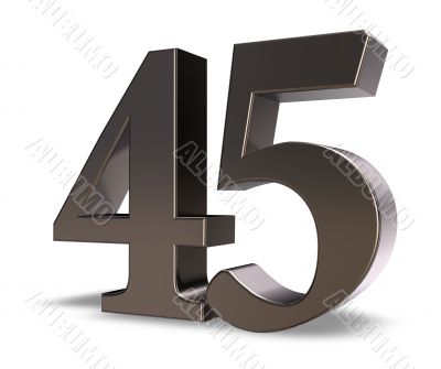 number forty five