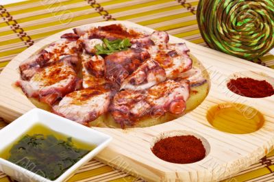 Octopus slices