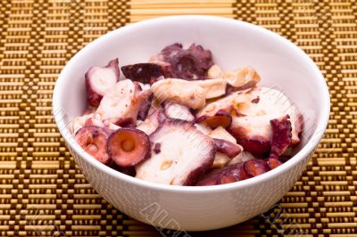 Octopus slices