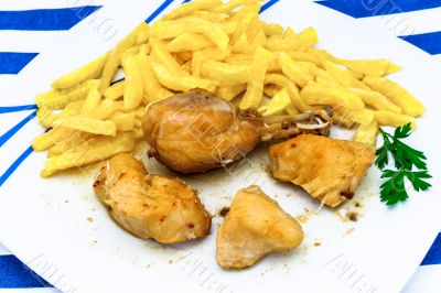 Chicken with potatoes
