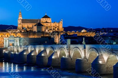 Mezquita and roman bridge